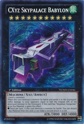 CXyz Skypalace Babylon (NUMH-EN046) - Number Hunters 1st Edition - Premium Yugioh Single from Konami - Just $0.26! Shop now at Game Crave Tournament Store