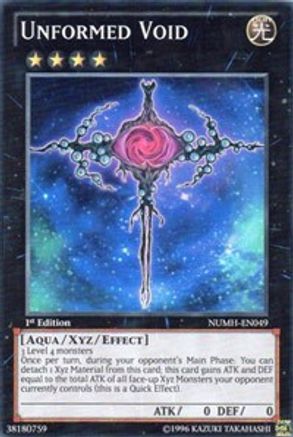 Unformed Void (NUMH-EN049) - Number Hunters 1st Edition - Premium Yugioh Single from Konami - Just $0.25! Shop now at Game Crave Tournament Store
