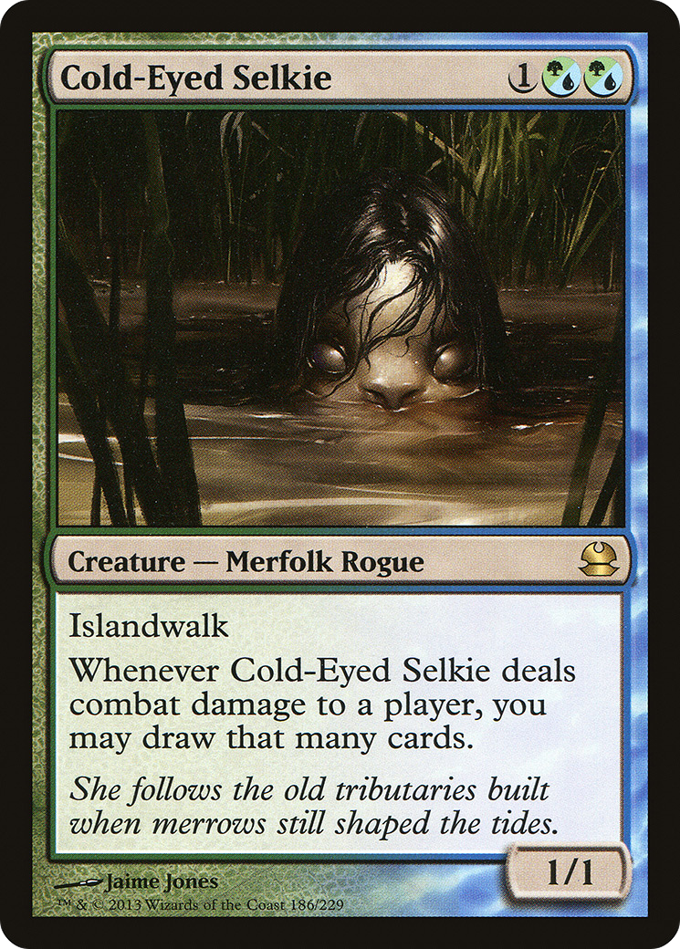 Cold-Eyed Selkie (MMA-186) - Modern Masters Foil - Premium MTG Single from Wizards of the Coast - Just $3.55! Shop now at Game Crave Tournament Store
