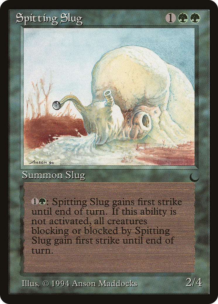 Spitting Slug (DRK-088) - The Dark - Premium MTG Single from Wizards of the Coast - Just $0.55! Shop now at Game Crave Tournament Store