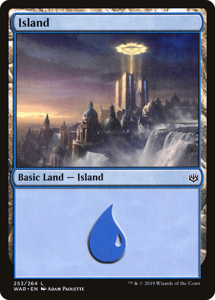Island (WAR-253) - War of the Spark Foil - Premium MTG Single from Wizards of the Coast - Just $0.11! Shop now at Game Crave Tournament Store