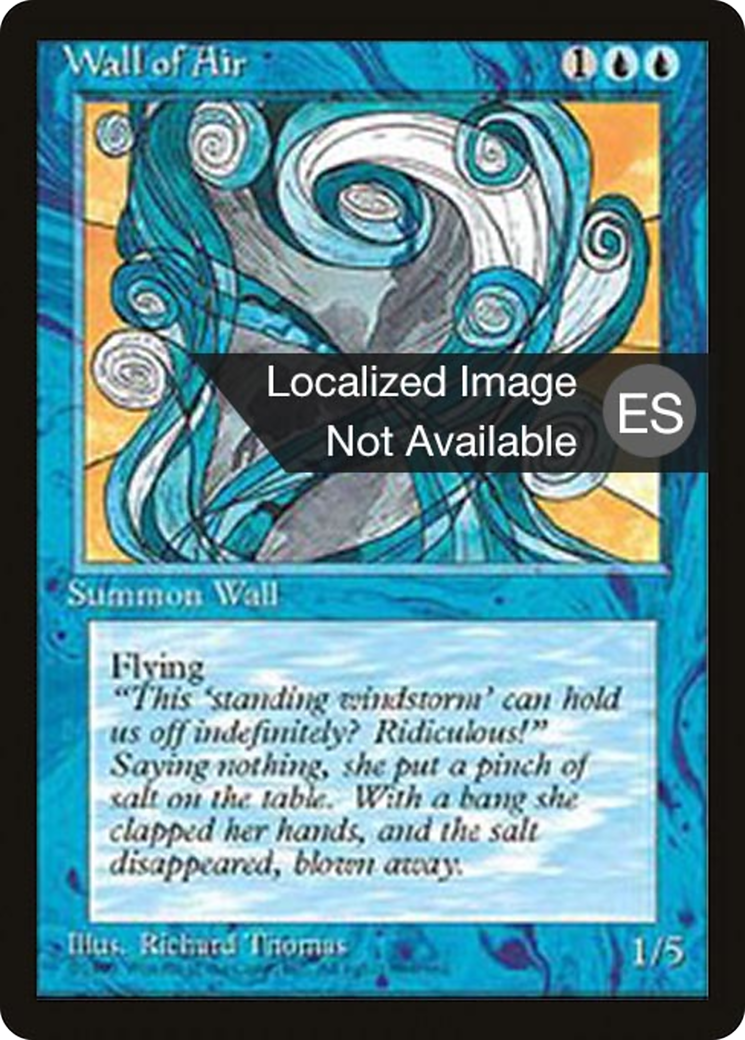 Wall of Air (4BB-113) - Fourth Edition Foreign Black Border - Premium MTG Single from Wizards of the Coast - Just $0.42! Shop now at Game Crave Tournament Store