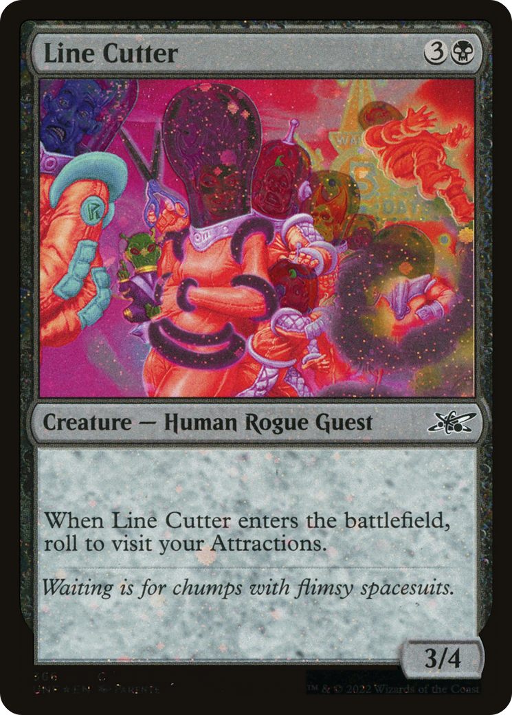 Line Cutter (UNF-366) - Unfinity Foil - Premium MTG Single from Wizards of the Coast - Just $0.37! Shop now at Game Crave Tournament Store