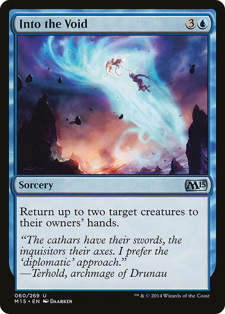 Into the Void (M15-060) - Magic 2015 Foil - Premium MTG Single from Wizards of the Coast - Just $0.08! Shop now at Game Crave Tournament Store