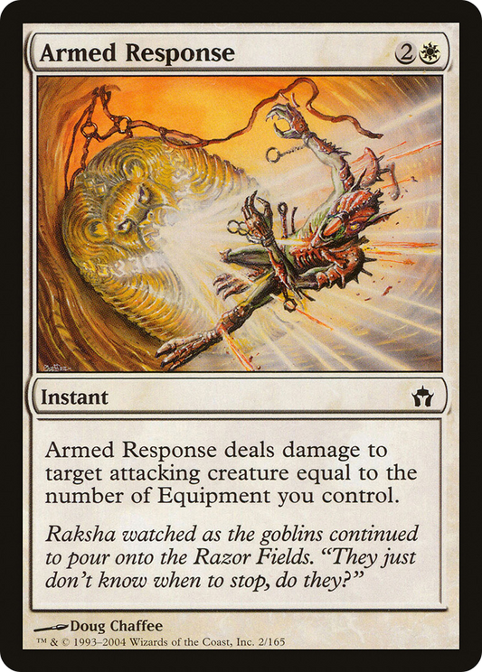 Armed Response (5DN-002) - Fifth Dawn - Premium MTG Single from Wizards of the Coast - Just $0.08! Shop now at Game Crave Tournament Store