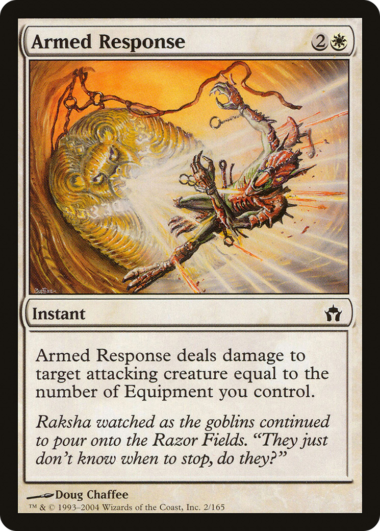 Armed Response (5DN-002) - Fifth Dawn Foil - Premium MTG Single from Wizards of the Coast - Just $0.17! Shop now at Game Crave Tournament Store