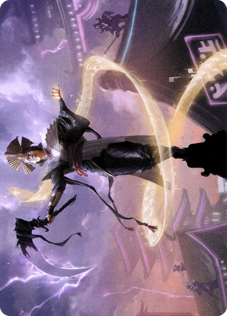 Naomi, Pillar of Order // Naomi, Pillar of Order (ANEO-035) - Neon Dynasty Art Series (Borderless) - Premium MTG Single from Wizards of the Coast - Just $0! Shop now at Game Crave Tournament Store