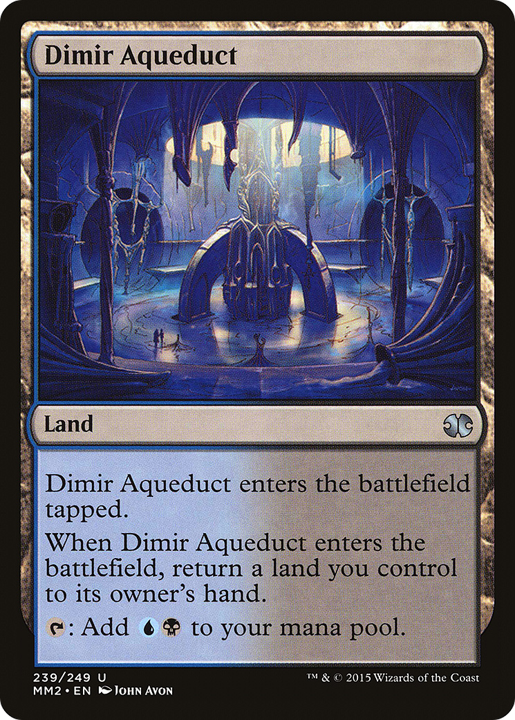 Dimir Aqueduct (MM2-239) - Modern Masters 2015 - Premium MTG Single from Wizards of the Coast - Just $0.08! Shop now at Game Crave Tournament Store