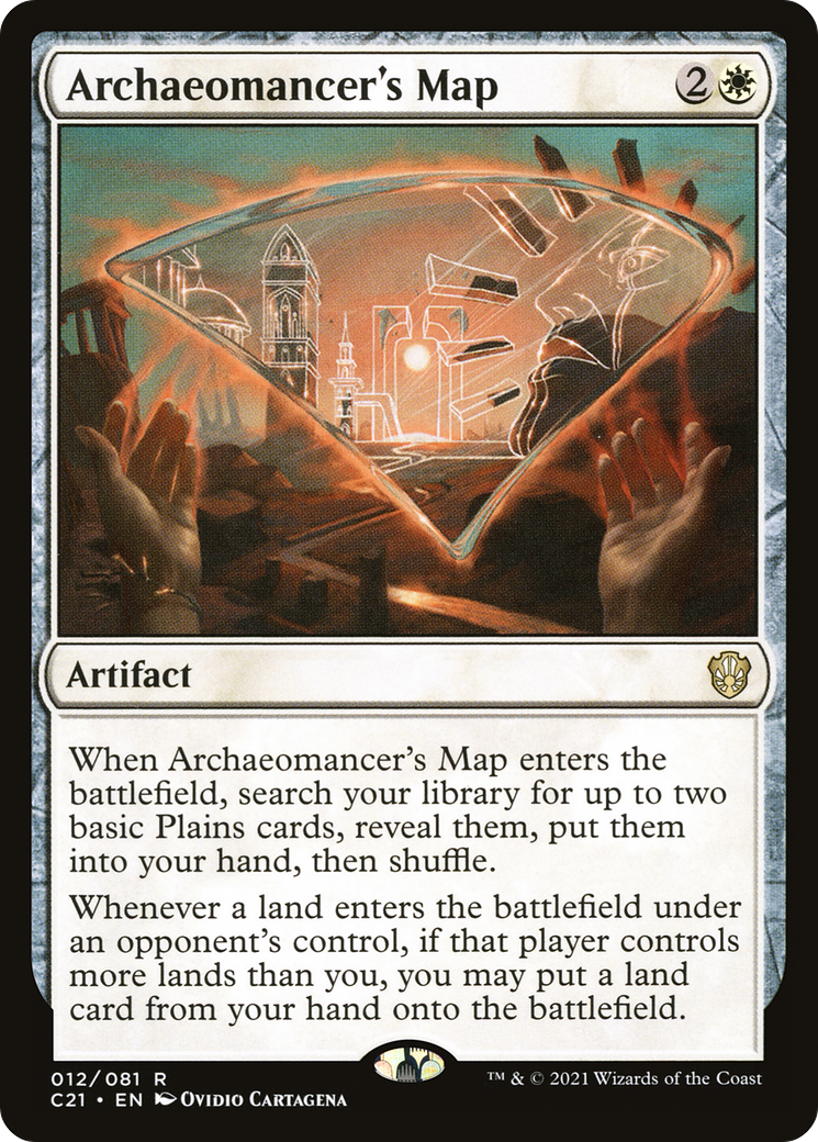 Archaeomancer's Map (C21-012) - Commander 2021 - Premium MTG Single from Wizards of the Coast - Just $1.55! Shop now at Game Crave Tournament Store