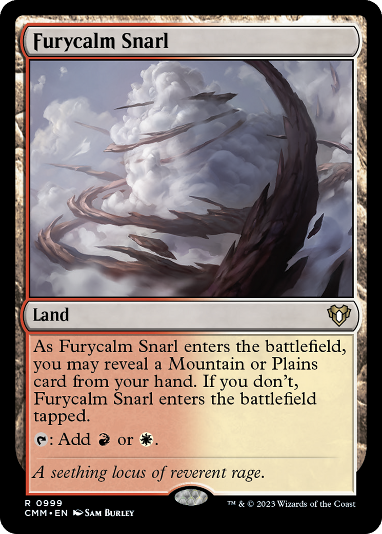 Furycalm Snarl (CMM-999) - Commander Masters - Premium MTG Single from Wizards of the Coast - Just $0.08! Shop now at Game Crave Tournament Store