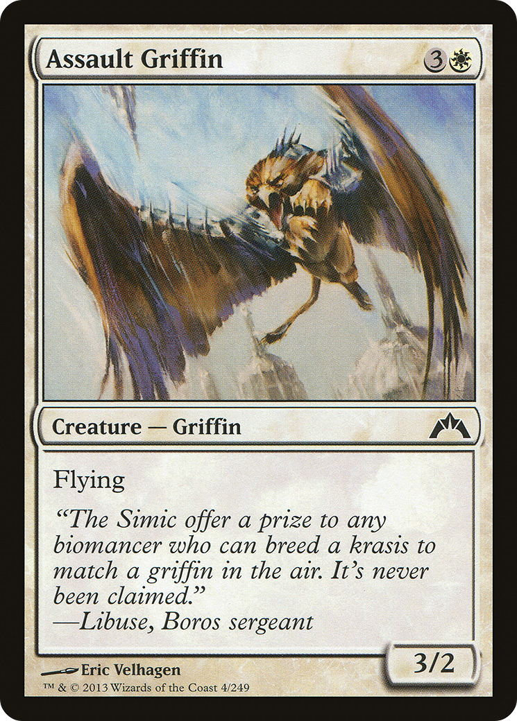 Assault Griffin (GTC-004) - Gatecrash - Premium MTG Single from Wizards of the Coast - Just $0.08! Shop now at Game Crave Tournament Store