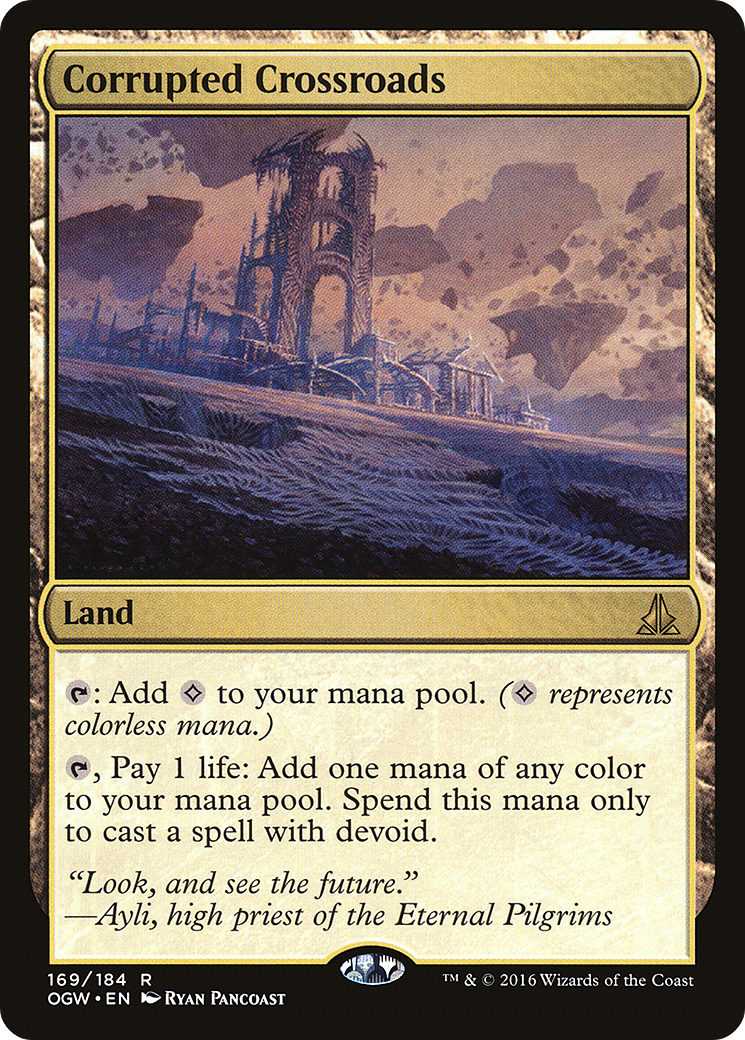 Corrupted Crossroads (OGW-169) - Oath of the Gatewatch - Premium MTG Single from Wizards of the Coast - Just $0.08! Shop now at Game Crave Tournament Store