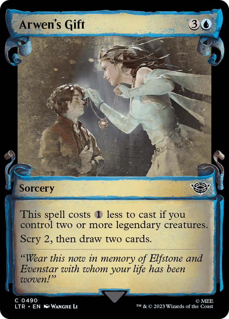 Arwen's Gift (LTR-490) - The Lord of the Rings: Tales of Middle-earth: (Showcase) Foil - Premium MTG Single from Wizards of the Coast - Just $0.26! Shop now at Game Crave Tournament Store