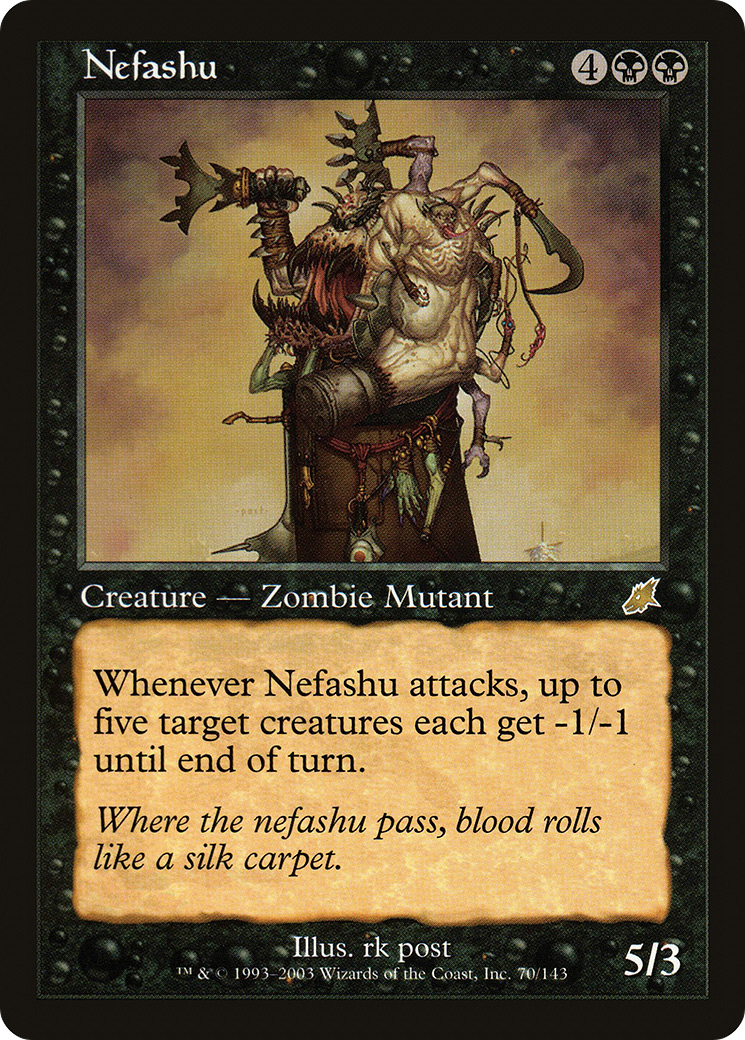 Nefashu (SCG-070) - Scourge Foil - Premium MTG Single from Wizards of the Coast - Just $11.41! Shop now at Game Crave Tournament Store