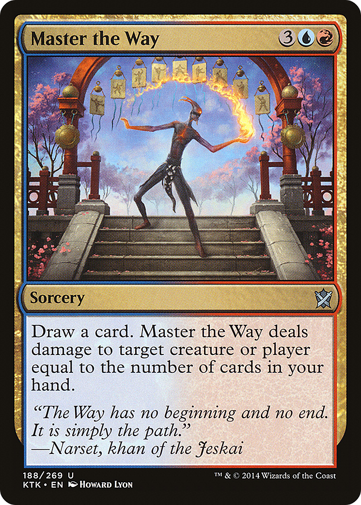 Master the Way (KTK-188) - Khans of Tarkir Foil - Premium MTG Single from Wizards of the Coast - Just $0.10! Shop now at Game Crave Tournament Store