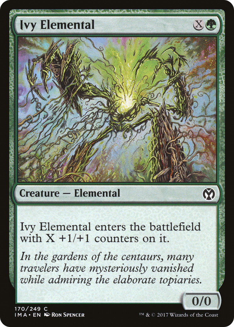 Ivy Elemental (IMA-170) - Iconic Masters - Premium MTG Single from Wizards of the Coast - Just $0.08! Shop now at Game Crave Tournament Store
