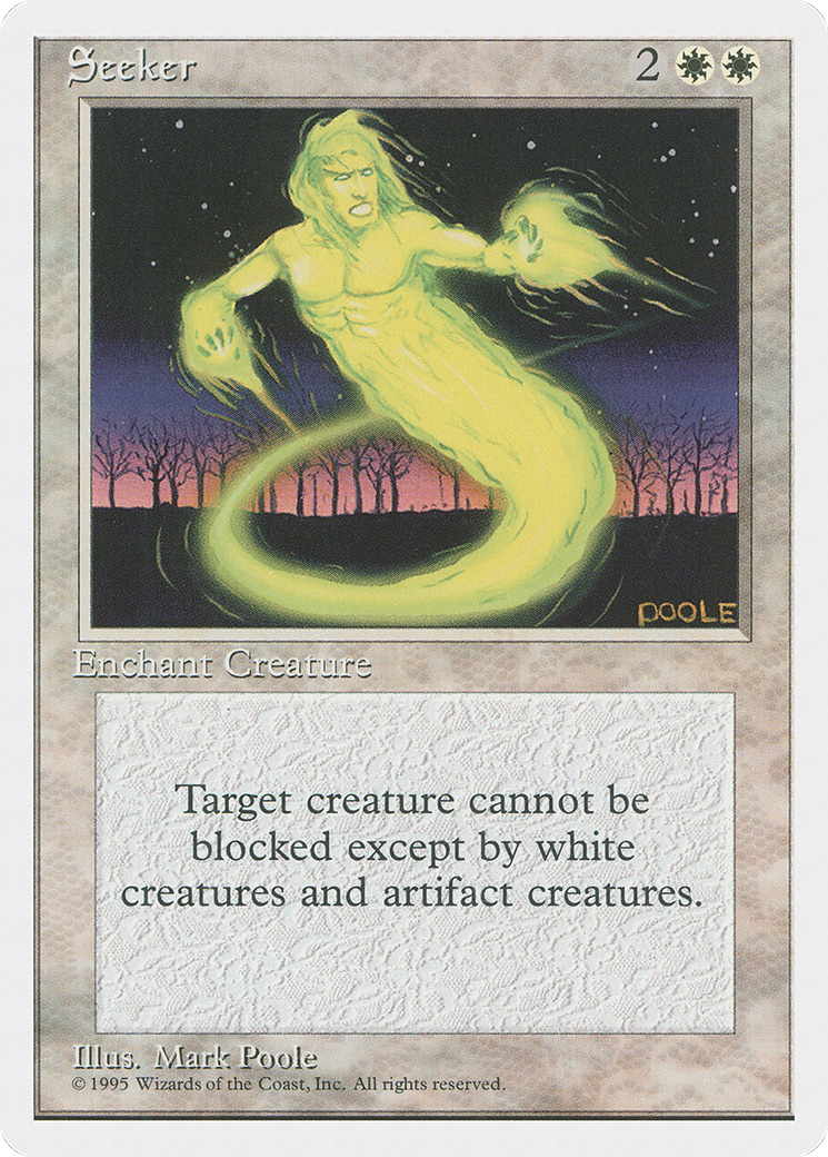 Seeker (4ED-049) - Fourth Edition - Premium MTG Single from Wizards of the Coast - Just $0.25! Shop now at Game Crave Tournament Store
