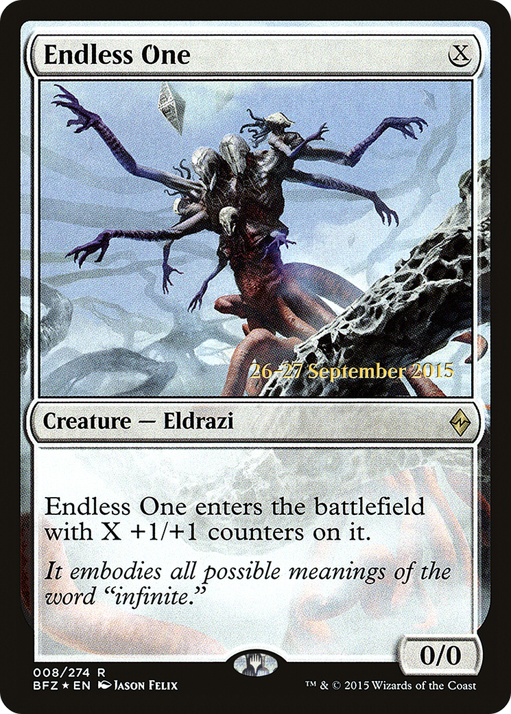 Endless One (PBFZ-08S) - Battle for Zendikar Promos Foil - Premium MTG Single from Wizards of the Coast - Just $4.20! Shop now at Game Crave Tournament Store