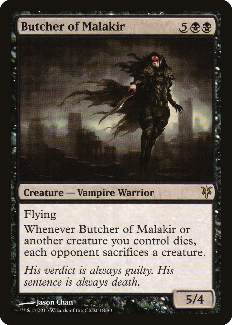 Butcher of Malakir (DDK-018) - Duel Decks: Sorin vs. Tibalt - Premium MTG Single from Wizards of the Coast - Just $0.28! Shop now at Game Crave Tournament Store