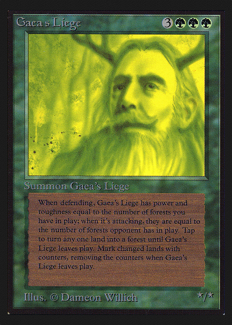 Gaea's Liege (CEI-197) - Intl. Collectors' Edition - Premium MTG Single from Wizards of the Coast - Just $3! Shop now at Game Crave Tournament Store