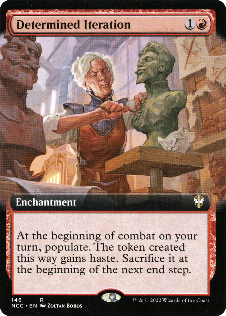 Determined Iteration (NCC-146) - New Capenna Commander: (Extended Art) - Premium MTG Single from Wizards of the Coast - Just $4.61! Shop now at Game Crave Tournament Store