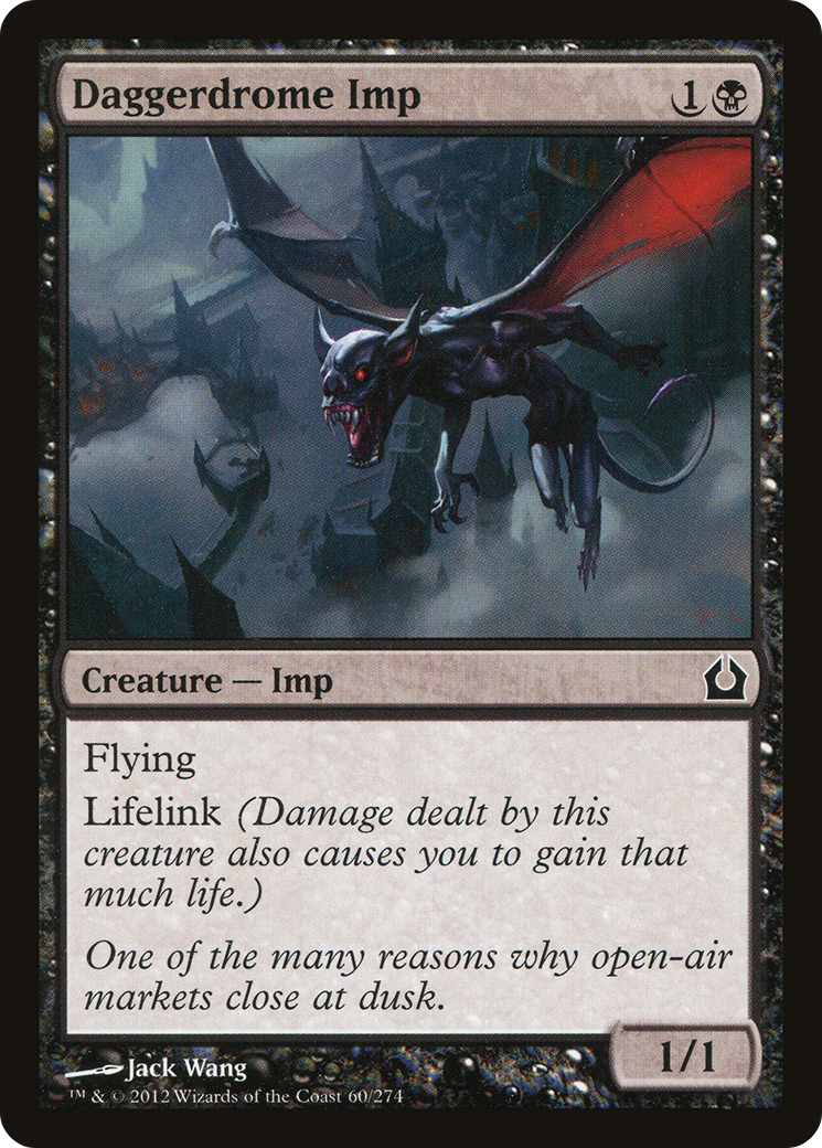 Daggerdrome Imp (RTR-060) - Return to Ravnica - Premium MTG Single from Wizards of the Coast - Just $0.08! Shop now at Game Crave Tournament Store
