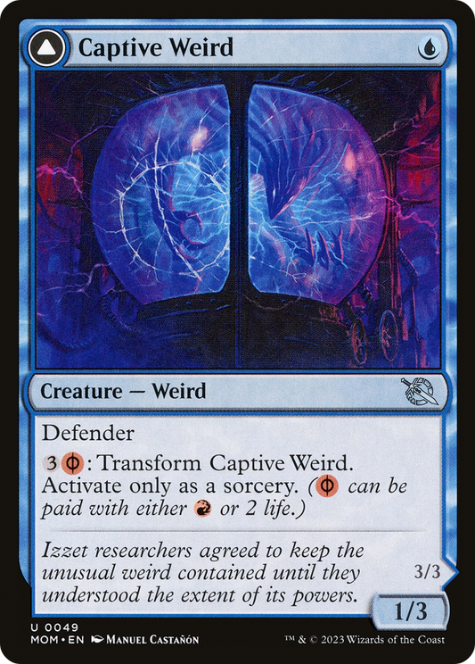 Captive Weird // Compleated Conjurer (MOM-049) - March of the Machine - Premium MTG Single from Wizards of the Coast - Just $0.08! Shop now at Game Crave Tournament Store