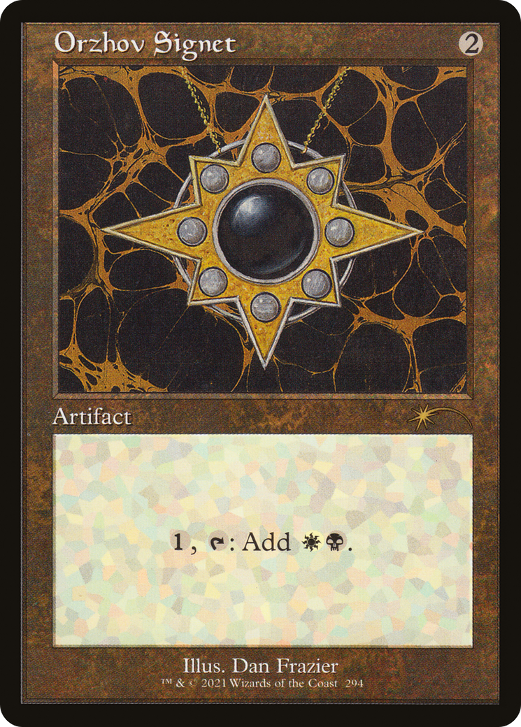 Orzhov Signet (SLD-294) - Secret Lair Drop - Premium MTG Single from Wizards of the Coast - Just $2.93! Shop now at Game Crave Tournament Store