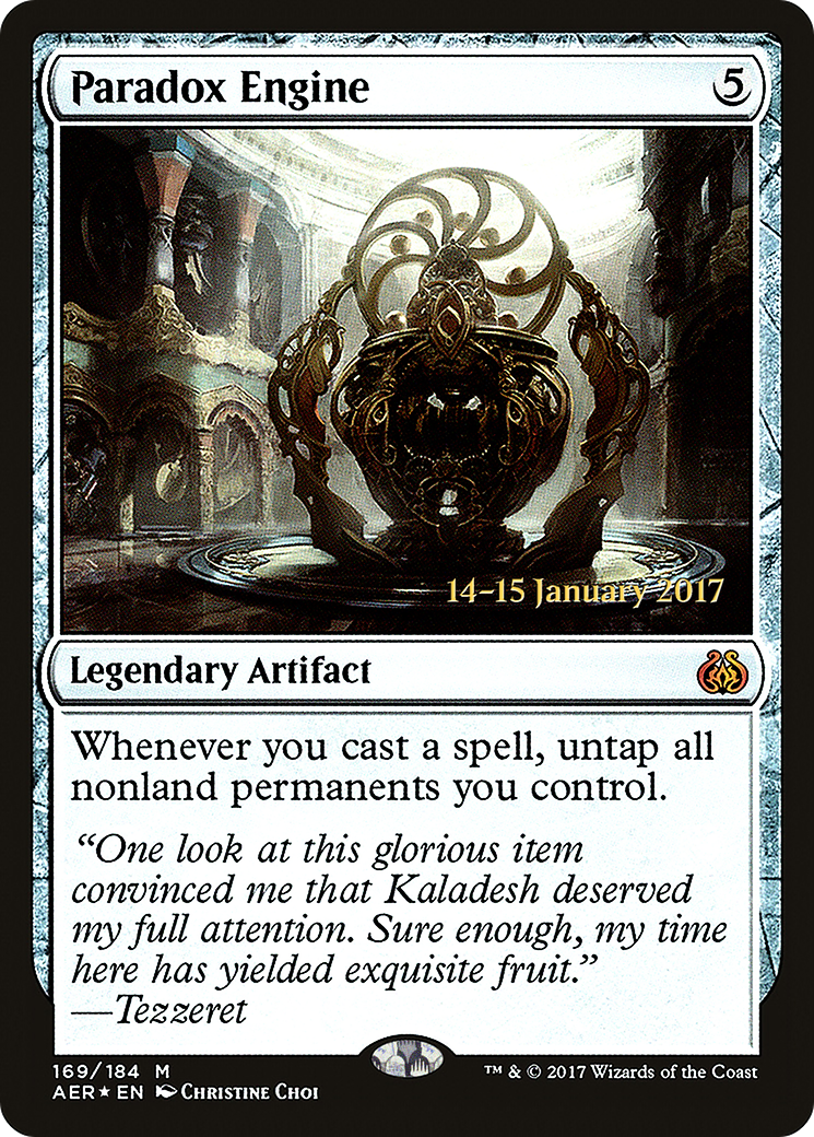 Paradox Engine (PAER-169S) - Aether Revolt Promos Foil - Premium MTG Single from Wizards of the Coast - Just $6.12! Shop now at Game Crave Tournament Store