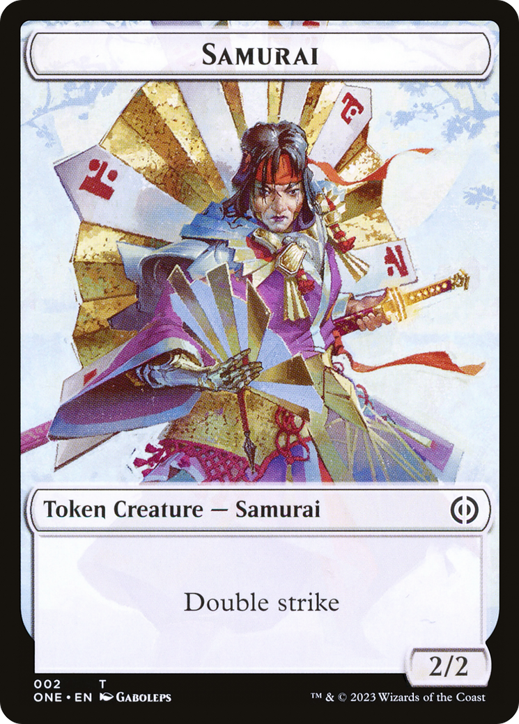 Samurai (TONE-002) - Phyrexia: All Will Be One Tokens Foil - Premium MTG Single from Wizards of the Coast - Just $0! Shop now at Game Crave Tournament Store