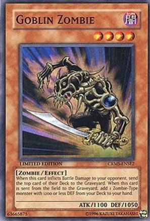 Goblin Zombie (CRMS-ENSE2) - Crimson Crisis Limited - Premium Yugioh Single from Konami - Just $3.58! Shop now at Game Crave Tournament Store