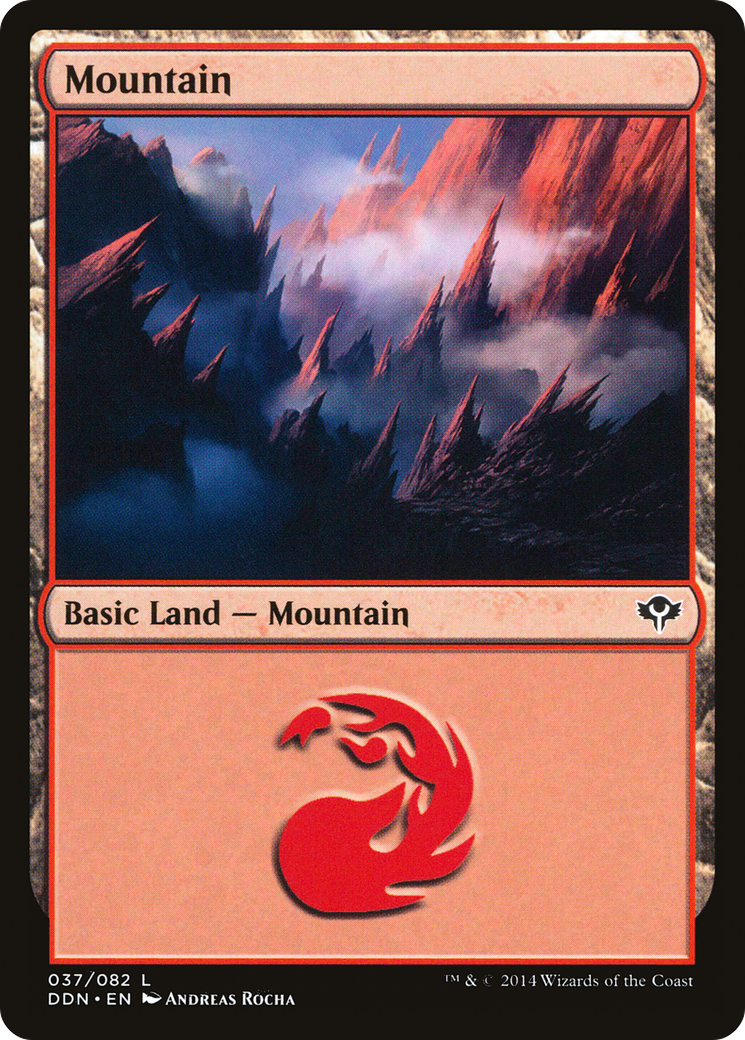Mountain (DDN-037) - Duel Decks: Speed vs. Cunning - Premium MTG Single from Wizards of the Coast - Just $0.08! Shop now at Game Crave Tournament Store