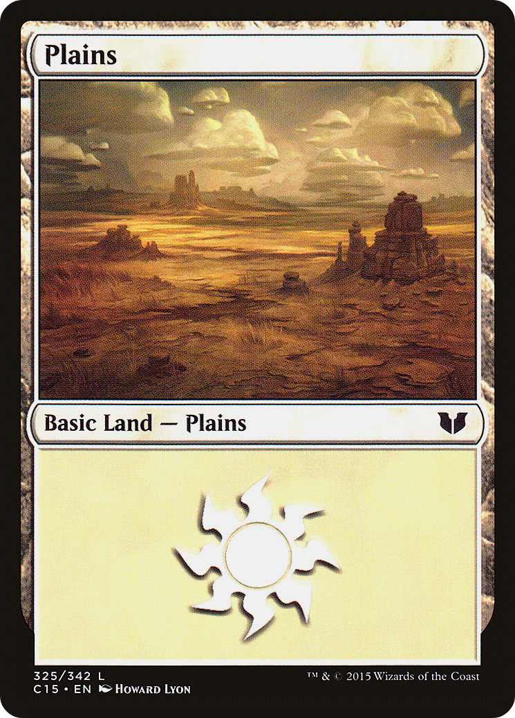 Plains (C15-325) - Commander 2015 - Premium MTG Single from Wizards of the Coast - Just $0.08! Shop now at Game Crave Tournament Store