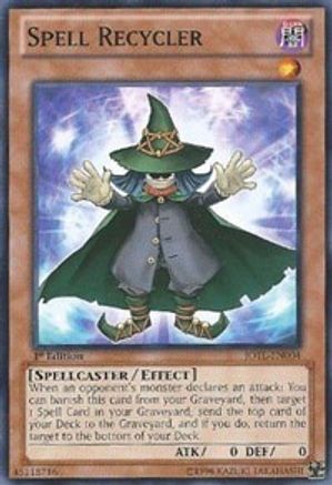 Spell Recycler (JOTL-EN004) - Judgment of the Light Unlimited - Premium Yugioh Single from Konami - Just $0.25! Shop now at Game Crave Tournament Store