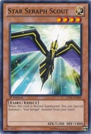 Star Seraph Scout (JOTL-EN009) - Judgment of the Light 1st Edition - Premium Yugioh Single from Konami - Just $0.25! Shop now at Game Crave Tournament Store