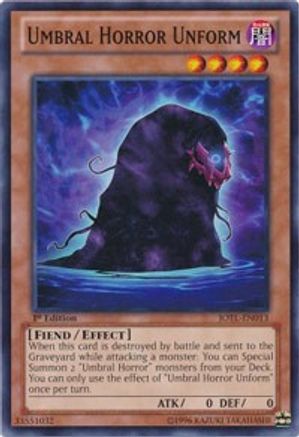 Umbral Horror Unform (JOTL-EN013) - Judgment of the Light Unlimited - Premium Yugioh Single from Konami - Just $0.25! Shop now at Game Crave Tournament Store
