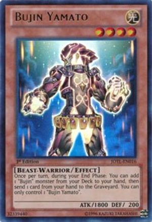 Bujin Yamato (JOTL-EN016) - Judgment of the Light Unlimited - Premium Yugioh Single from Konami - Just $0.83! Shop now at Game Crave Tournament Store