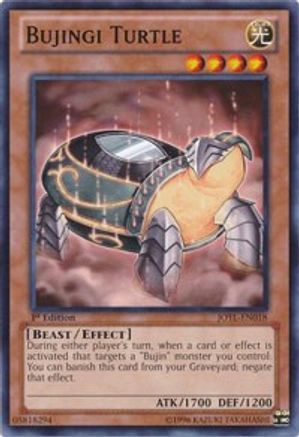 Bujingi Turtle (JOTL-EN018) - Judgment of the Light Unlimited - Premium Yugioh Single from Konami - Just $0.25! Shop now at Game Crave Tournament Store