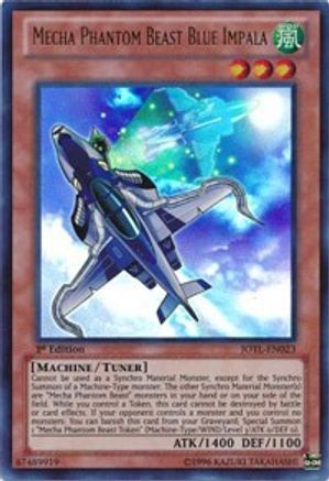 Mecha Phantom Beast Blue Impala (JOTL-EN023) - Judgment of the Light 1st Edition - Premium Yugioh Single from Konami - Just $0.25! Shop now at Game Crave Tournament Store