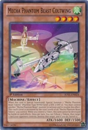Mecha Phantom Beast Coltwing (JOTL-EN024) - Judgment of the Light Unlimited - Premium Yugioh Single from Konami - Just $0.25! Shop now at Game Crave Tournament Store