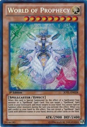 World of Prophecy (JOTL-EN028) - Judgment of the Light Unlimited - Premium Yugioh Single from Konami - Just $0.56! Shop now at Game Crave Tournament Store