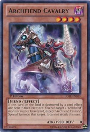 Archfiend Cavalry (JOTL-EN030) - Judgment of the Light Unlimited - Premium Yugioh Single from Konami - Just $0.25! Shop now at Game Crave Tournament Store
