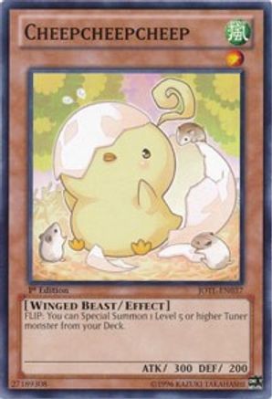 Cheepcheepcheep (JOTL-EN037) - Judgment of the Light 1st Edition - Premium Yugioh Single from Konami - Just $0.25! Shop now at Game Crave Tournament Store