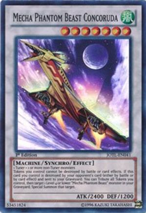 Mecha Phantom Beast Concoruda (JOTL-EN041) - Judgment of the Light Unlimited - Premium Yugioh Single from Konami - Just $0.25! Shop now at Game Crave Tournament Store