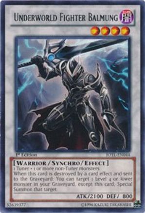 Underworld Fighter Balmung (JOTL-EN044) - Judgment of the Light 1st Edition - Premium Yugioh Single from Konami - Just $0.25! Shop now at Game Crave Tournament Store