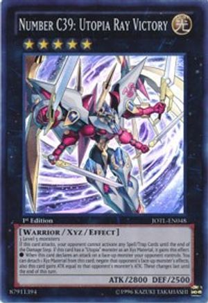 Number C39: Utopia Ray Victory (JOTL-EN048) - Judgment of the Light Unlimited - Premium Yugioh Single from Konami - Just $3.36! Shop now at Game Crave Tournament Store
