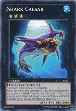 Shark Caesar (JOTL-EN049) - Judgment of the Light Unlimited - Premium Yugioh Single from Konami - Just $0.08! Shop now at Game Crave Tournament Store