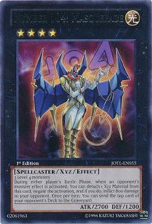 Number 104: Masquerade (JOTL-EN055) - Judgment of the Light Unlimited - Premium Yugioh Single from Konami - Just $4.15! Shop now at Game Crave Tournament Store