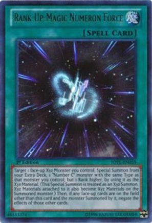 Rank-Up-Magic Numeron Force (JOTL-EN059) - Judgment of the Light Unlimited - Premium Yugioh Single from Konami - Just $0.86! Shop now at Game Crave Tournament Store