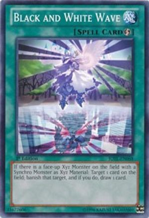 Black and White Wave (JOTL-EN068) - Judgment of the Light Unlimited - Premium Yugioh Single from Konami - Just $0.25! Shop now at Game Crave Tournament Store
